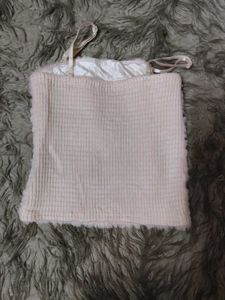 Kawaii fleece detail stretchy top
