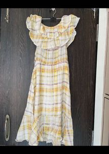 Chic Plaid Midi Dress
