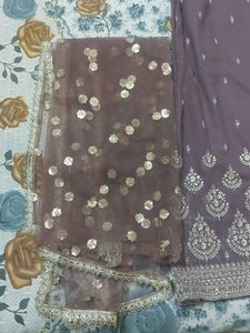 party wear 3 piece sharara suit