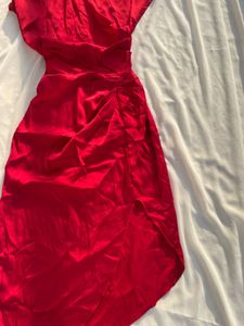 Elegant Red Cocktail Dress
