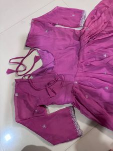 Beautiful Purple Embroidered Kurta Set