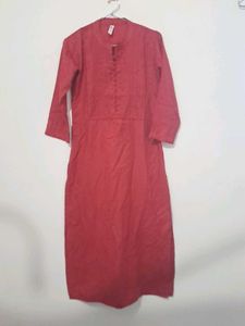 Elegant Red Kurta