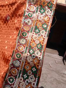 Beautiful Embroidered Saree with Blouse
