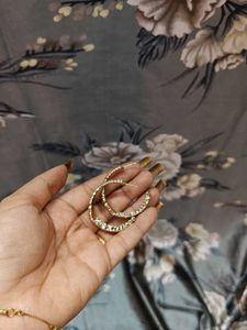 Sparkling Crystal Bottle Earrings