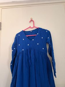 Vibrant Blue Kurta Set (co-ord se
