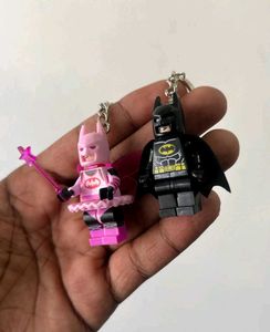 Batman couple keychain