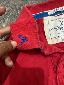 American Eagle vintage fit collar tshirt
