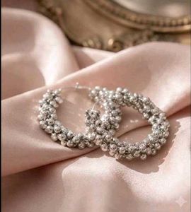 Sparkling Hoop Earrings