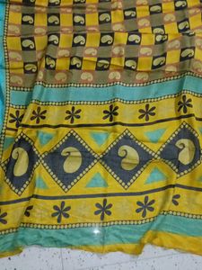 Beautiful Yellow Saree