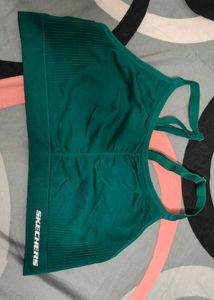 Unused Teal Skechers Sports Bra