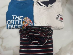 Combo of 3 Crop T shirts Imported (Unused)