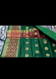 Banarsi Silk Saree New With Unstitched Blouse