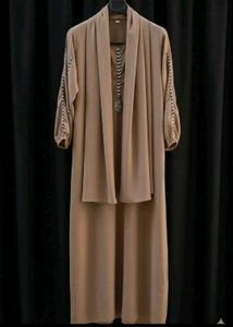 Elegant 2-Piece Abaya Dress Set