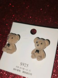 Korean Teddy Earrings