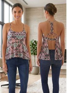 Floral Print Cami Top
