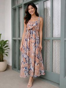 Boho Floral Maxi Dress