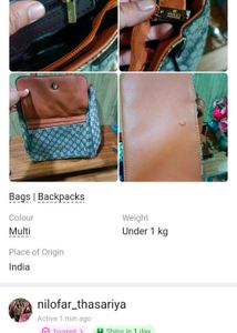 Stylish GG Monogram Backpack