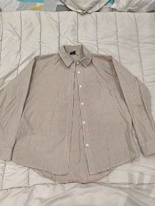 Striped Button-Up Shirt