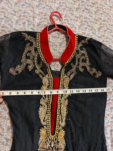 Black Anarkali Suit