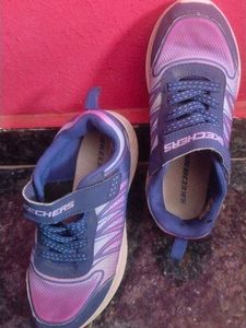 Skechers Kids Purple & Blue Sneakers