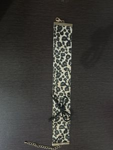 Chic Leopard Print Choker Necklace