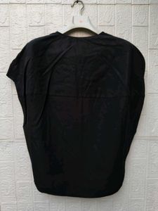 New with tag Stylish Black V-Neck T-Shirt