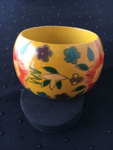 Price drop!!  Two handpainted wooden bangles