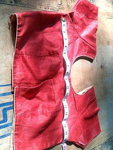Red Cropped Blouse