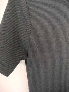 Green Turtle Neck &amp; Black Bodycon Dress Combo