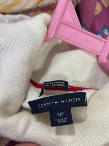 Tommy Hilfiger White Turtleneck Sweater