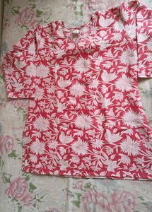 💗floral Print Kurta