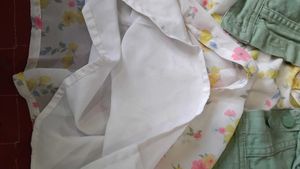 Floral Dress with Denim Vest for kids girl