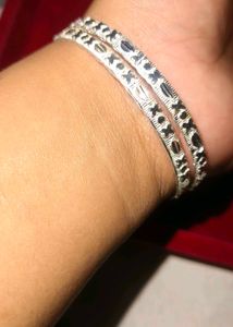 pure silver Bangles