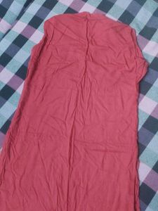 Maroon Kurta with Gold Embellishments