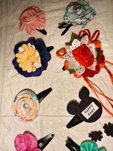 Handmade Floral Hair Clips