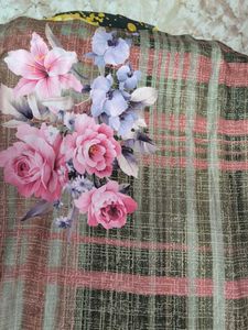 Elegant Floral Print Kurta