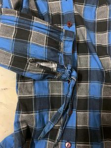 💙Y2k Plaid tunic top