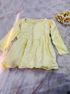 Flowy Yellow Tunic Top