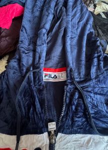 FILA Colorblock Zip-Up Hoodie