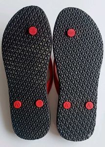 Red Flip Flops with White Stars