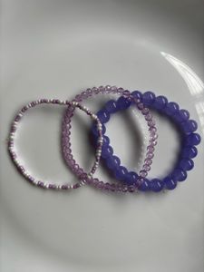 Stackable Beaded Bracelets Set
