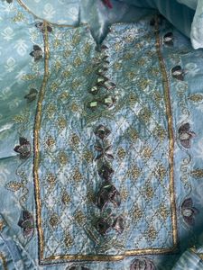 Beautiful Blue Kurta Set with Dupatta