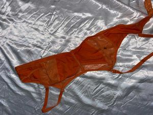 Orange Bra - Comfortable Support