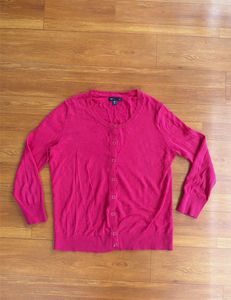Gap Pink Button-Up Cardigan