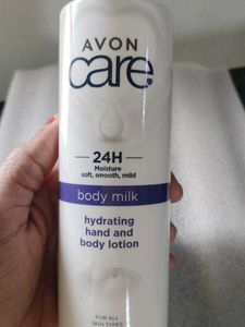 Avon hydrating body milk lotion.