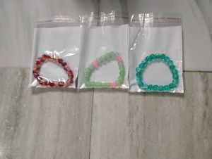Set of 3 Beaded Bracelets