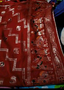 Red Traditional Saree