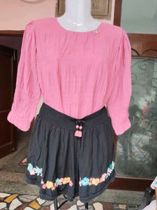 Embroidered ShortsMarks &amp; Spencer Black
