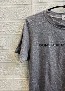 🇫🇷Paris imported metallic T-Shirt