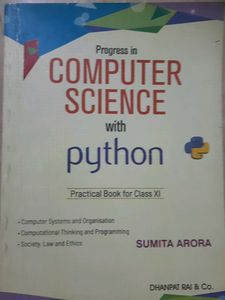 Computer Science with Python Textbook Class XI